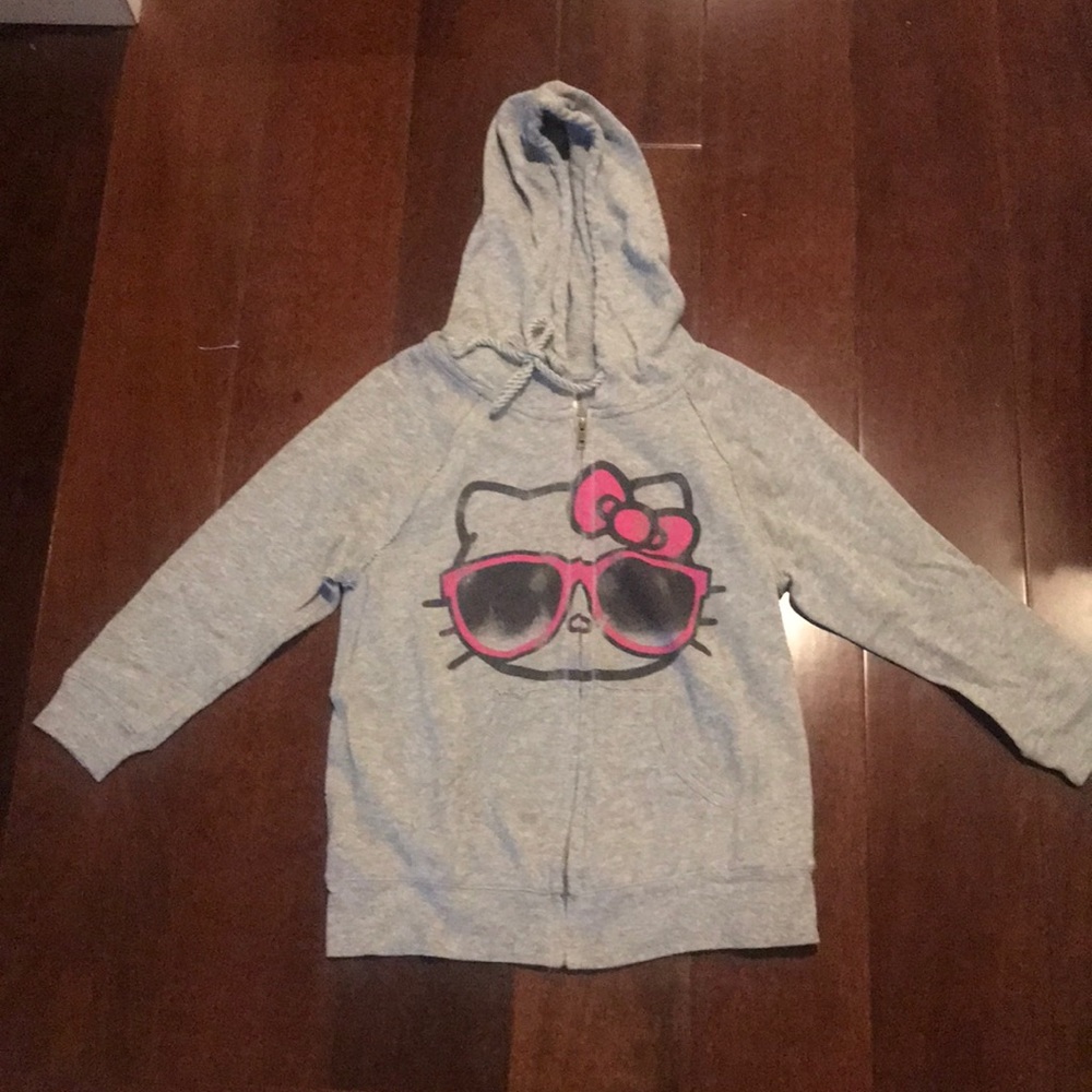 Hello Kitty Grey Zip-up hoodie